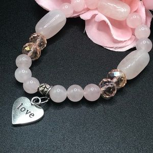 Women’s Rose Quartz Bracelet